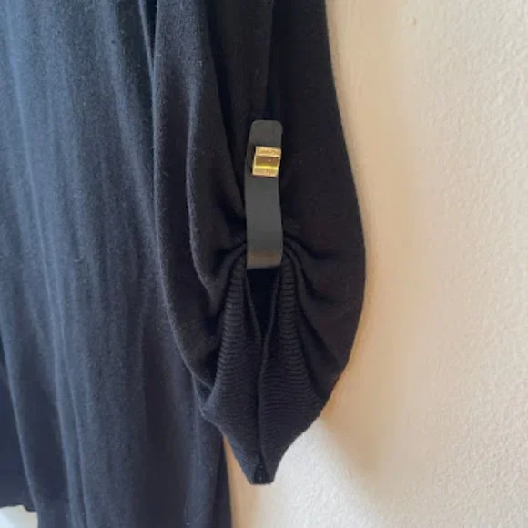 Calvin Klein Silk Blend Black Sweater - Picture 4 of 6